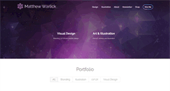 Desktop Screenshot of matthewwarlick.com